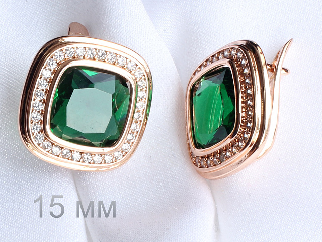 фото Серьги  fallon - (артикул - 18e08400-FF8584)