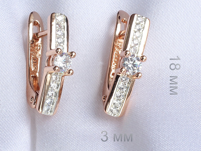 фото Серьги  fallon - (артикул - 18e07400-FF8574)