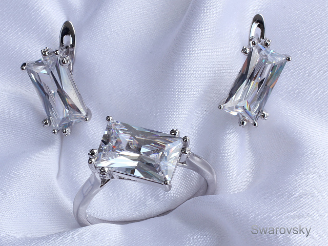 фото Комплект (серьги-кольцо ) - (артикул - ffks00700-ZZ1307)